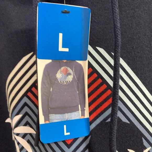 Hurley Men's Navy Hoodie NWTS - Picture 4 of 9